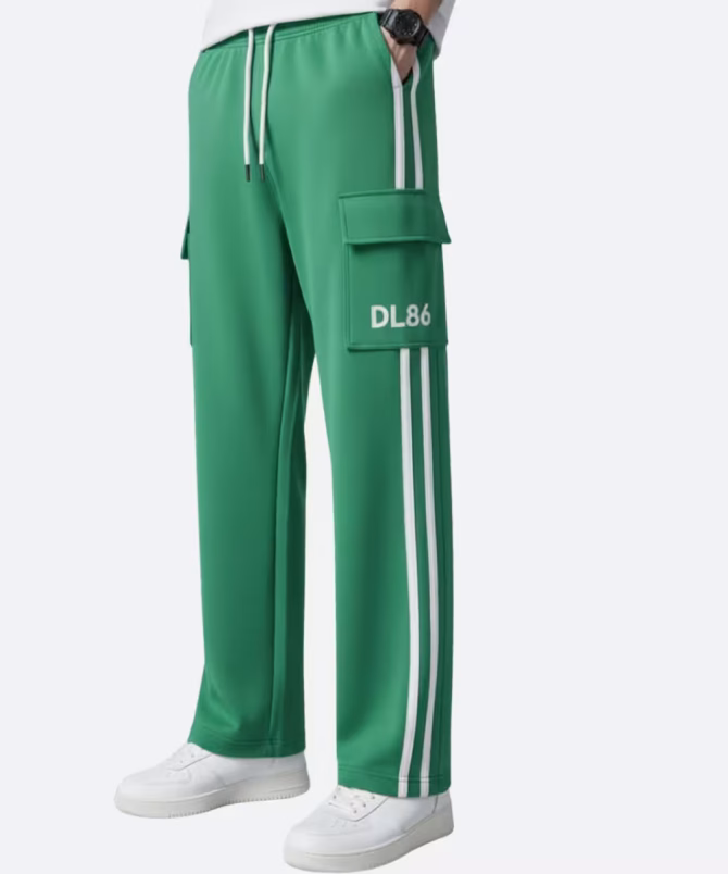 Men’s Lycra Polyester Track Pants – Stripe Pattern | Wholesale Gym & Casual Wear - Image 5