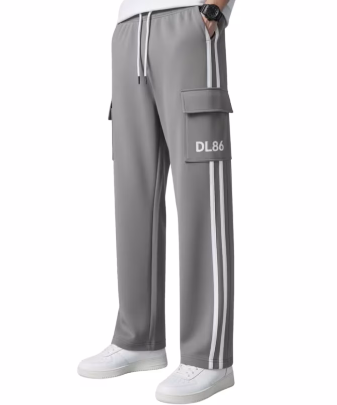 Men’s Lycra Polyester Track Pants – Stripe Pattern | Wholesale Gym & Casual Wear - Image 6