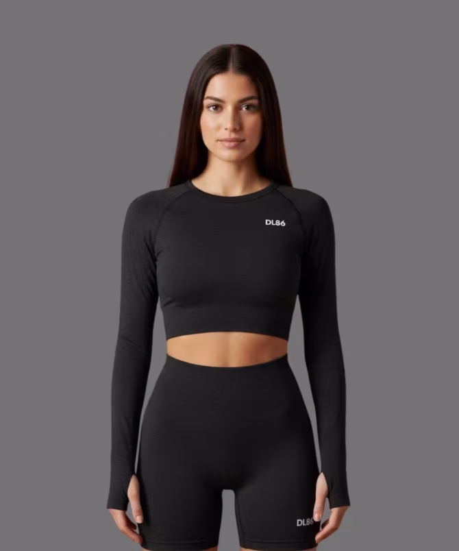 Women’s Premium Nylon Lycra T-Shirt & Shorts – Luxury Activewear | Wholesale Only - Image 9
