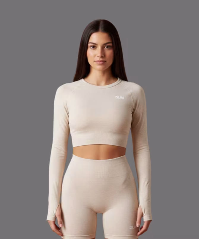 Women’s Premium Nylon Lycra T-Shirt & Shorts – Luxury Activewear | Wholesale Only - Image 11