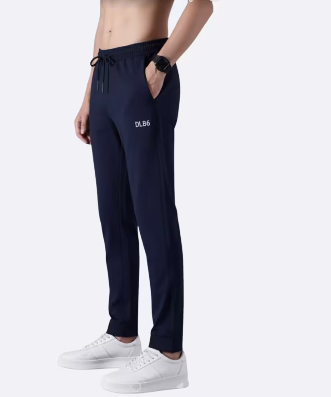 Men’s NY Lycra Polyester Track Pants – Solid Pattern | Wholesale Gym & Casual Wear - Image 4