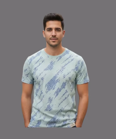 Men’s Jaquard Printed T-shrits