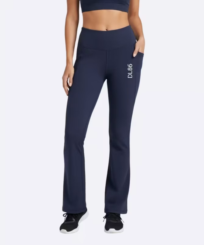 Wholesale Women Flare Leggings – Nylon Lycra Yoga & Gym Wear | Delhi86 - Image 8