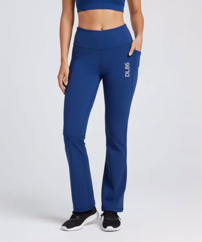 Wholesale Women Flare Leggings – Nylon Lycra Yoga & Gym Wear | Delhi86 - Image 6