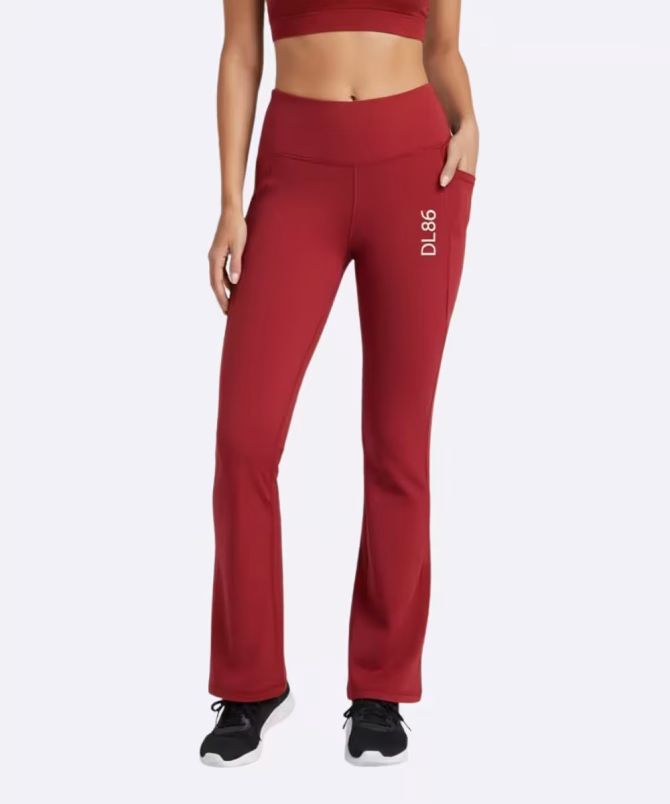 Wholesale Women Flare Leggings – Nylon Lycra Yoga & Gym Wear | Delhi86 - Image 5